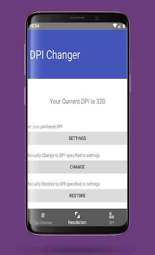 Modificador de resolução de tela DPI Changer 2