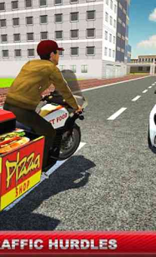 moto Entrega Garoto: pizza carro motorista 3