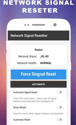 Network Signal Resetter : Network Speed Booster 2