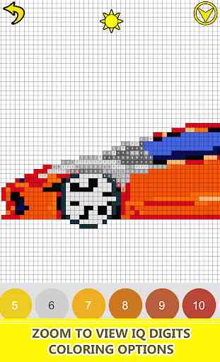 Racing Cars Color by Number - Pixel Art Coloring 4