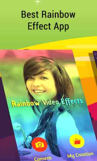Rainbow Camera Effect Video Maker 2