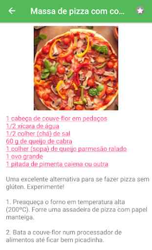 Receitas de Pizza grátis em portuguesas offline 3