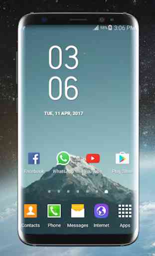 Relógio Galaxy S8 Além disso Digital 3