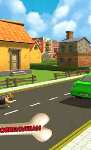 Runaway Street Dog Simulator 3D - Jogo de Vida de 3