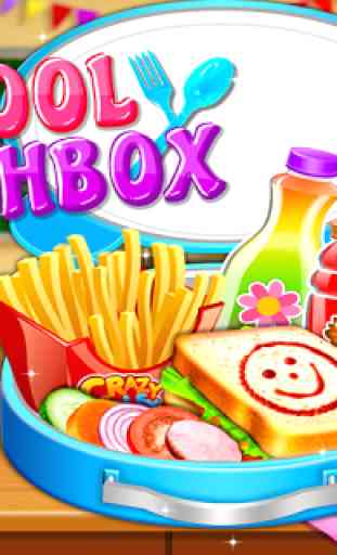 School Lunchbox Food Maker - Cooking Game 1