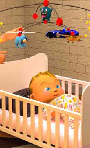 simulador de mãe 3D: creche jogos de bebê virtuais 3