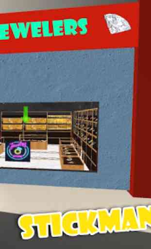 Stickman Jewel Thief Simulator game 2