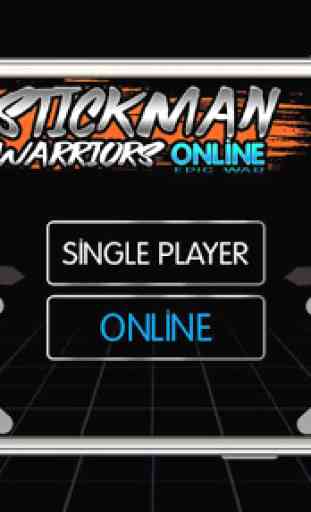 Stickman Warriors Online : Epic War 1