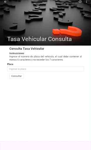 Tasa Vehicular Honduras 1