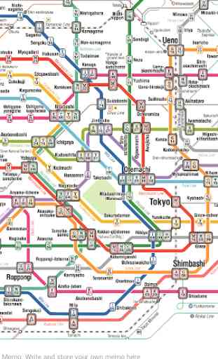 Tokyo Metro, Train, Bus, Tour Map Offline 3