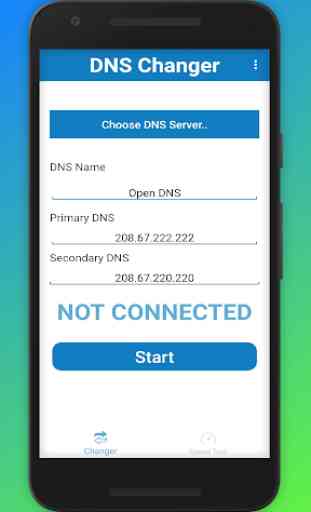 Trocador de DNS (sem raiz 3G / 4G / WIFI) 1