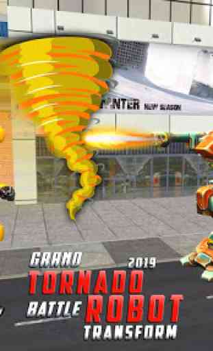 US Robot Car Transform 3D : Grand Tornado Robot 2