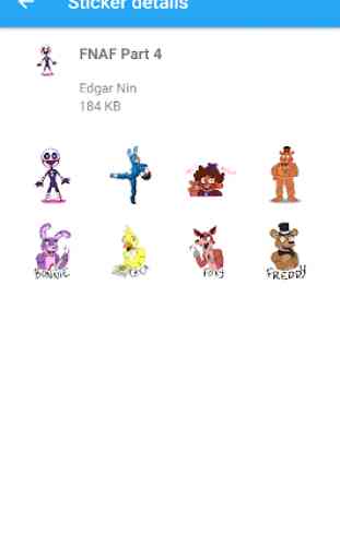 WAStickers - Fnaf Stickers 3