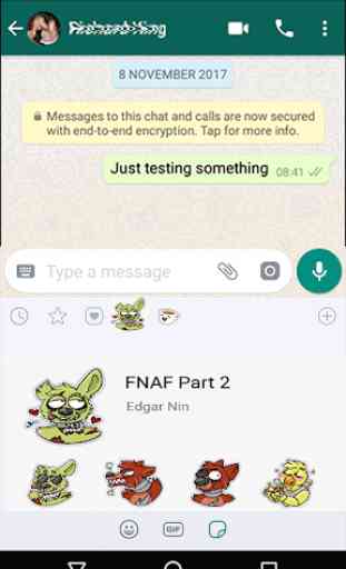 WAStickers - Fnaf Stickers 4