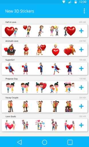 3D Romantic Stickers for whatsapp: WAStickerApps 1