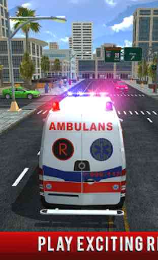 911 Ambulance City Rescue: Jogo de Condução de 1