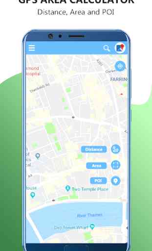 Área de GPS Calcular App: Área Campos Medida App 1