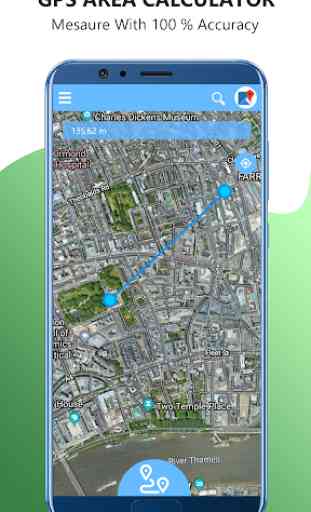 Área de GPS Calcular App: Área Campos Medida App 2