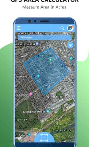 Área de GPS Calcular App: Área Campos Medida App 3