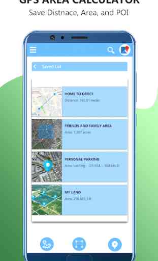 Área de GPS Calcular App: Área Campos Medida App 4