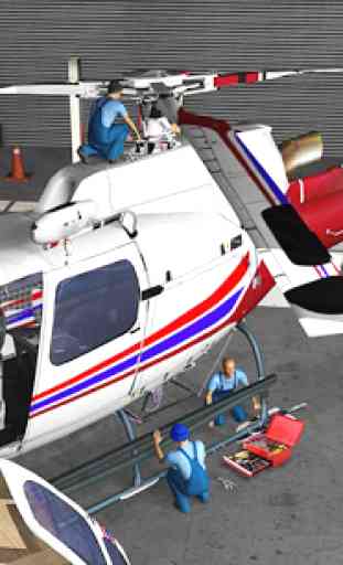 Avião aéreo Mecânico Oficina Garagem Simulador 3D 2