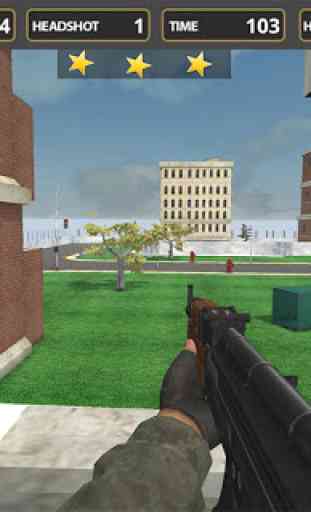 Batalha contra Heroes Terrorista moderna 3D 2