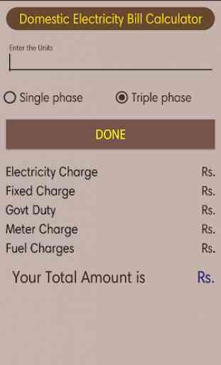 Bijli bill :Electricity bill calculator 1