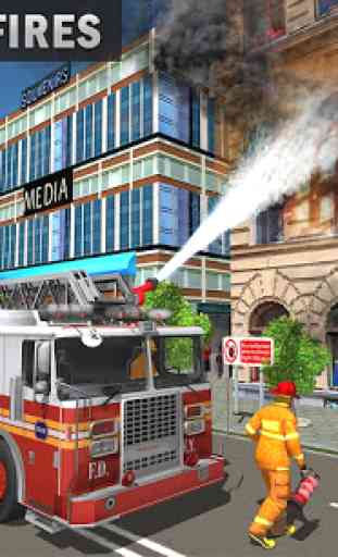 bombeiro caminhão simulador: resgatar jogos 3