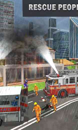 bombeiro caminhão simulador: resgatar jogos 4