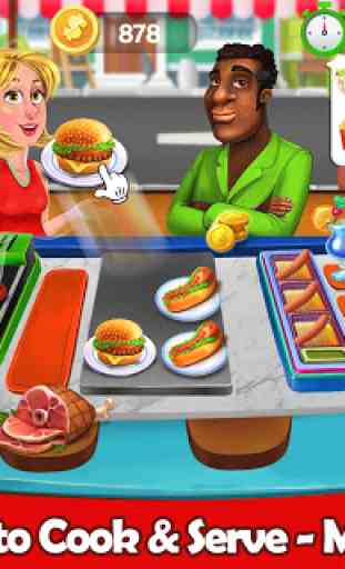Chef Craze Madness Food Game: Restaurant Cooking 2