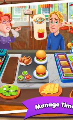 Chef Craze Madness Food Game: Restaurant Cooking 3