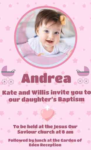 Convites de Batizado 4