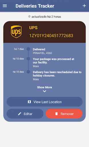 Deliveries Tracker 1