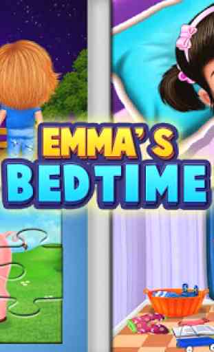 Emma's Bed Time DayCare Activities Game 1