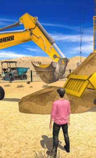 Escavadeira pesada City Construction Sim 2019 1