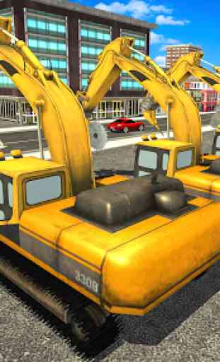 Escavadeira pesada City Construction Sim 2019 4