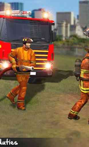 Escola bombeiro americano: formação herói resgate 1