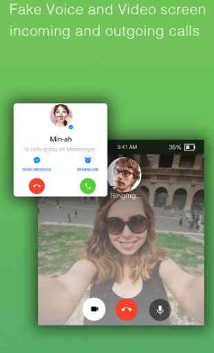 Fake video call - FakeTime for Messenger 2