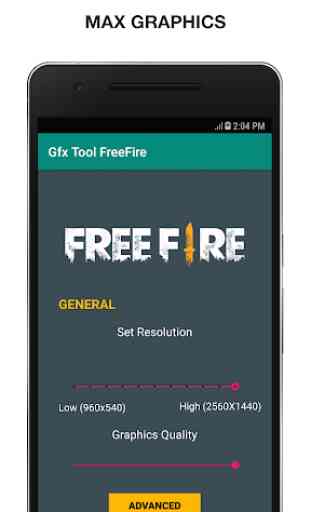 Ferramenta GFX para FreeFire 1
