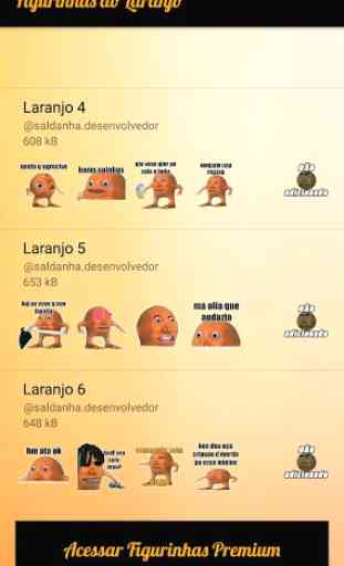Figurinhas Laranjo para WhatsApp - WAStickerapps 3