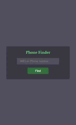 Find my phone - IMEI Tracker 1