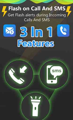 Flash on call and sms, flashlight alerts & notify 3