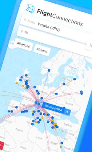 FlightConnections - Worldwide Flight Route Map 1