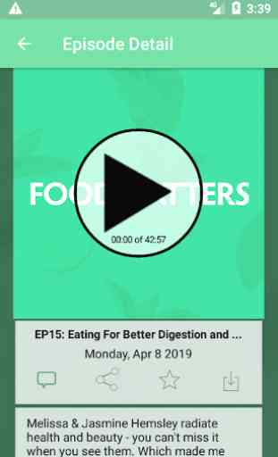 Food Matters Podcast 1