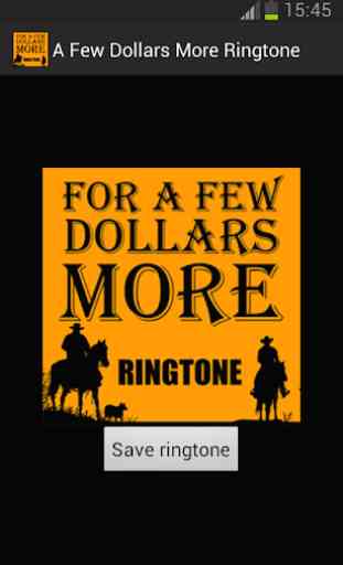 For A Few Dollars More 1