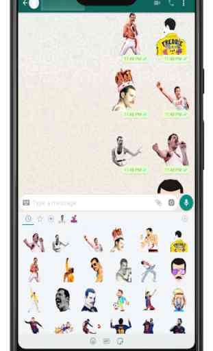 Freddie Mercury adesivos para WhatsApp 2