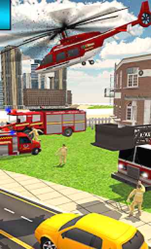 Heavy Ladder Fire Truck City Rescue 2019 3