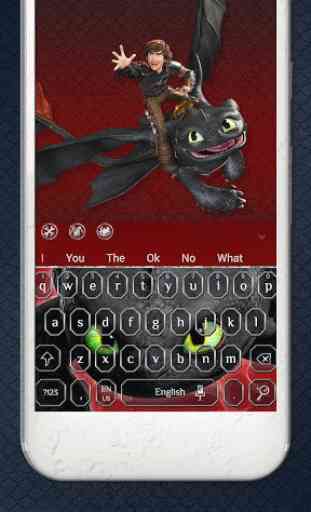 How to Train Your Dragon Toothless Keyboard Theme 2