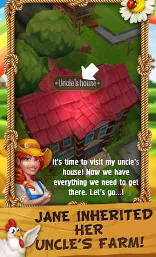 Jane's Village - Farm Fixer Upper Match 3 Game 3