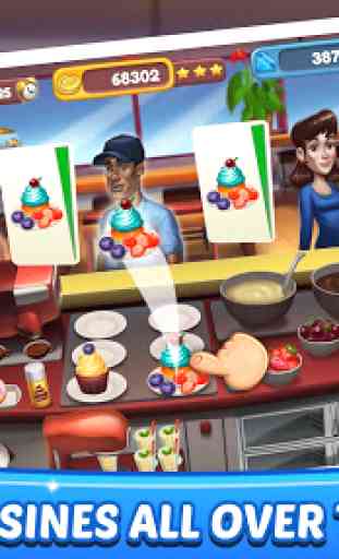 Jogos de cozinha Restaurante Comida Chefe Craze 3